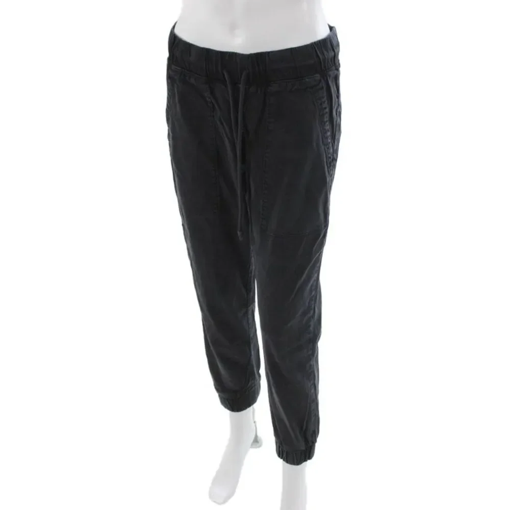 Bella Dahl Womens Dark Gray Tencel Cotton Jogger Sweatpants Drawstring Size S